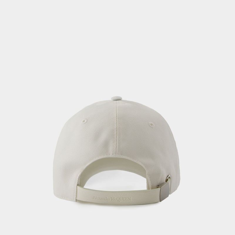 Casquette Classique Logo Bic - Alexander McQueen - Coton - Blanc