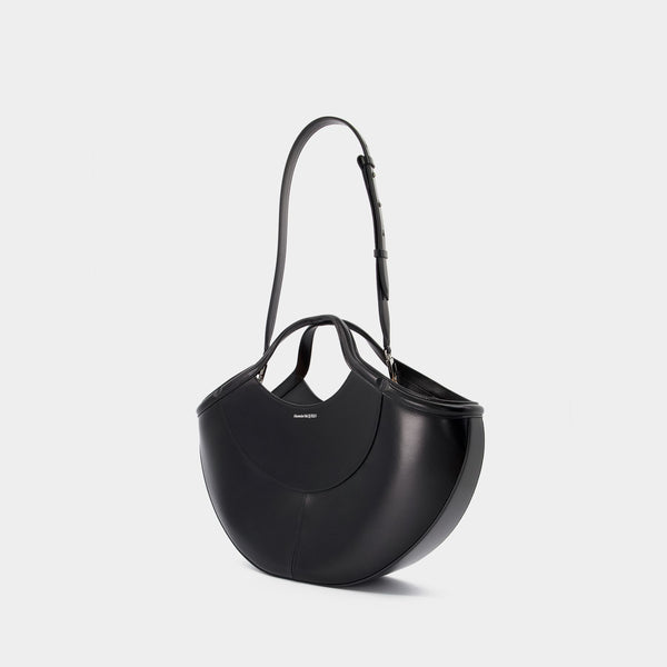 Sac À Main Cove - Alexander McQueen - Cuir - Noir