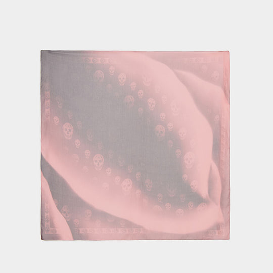 Écharpe Skull - Alexander McQueen - Soie - Multi