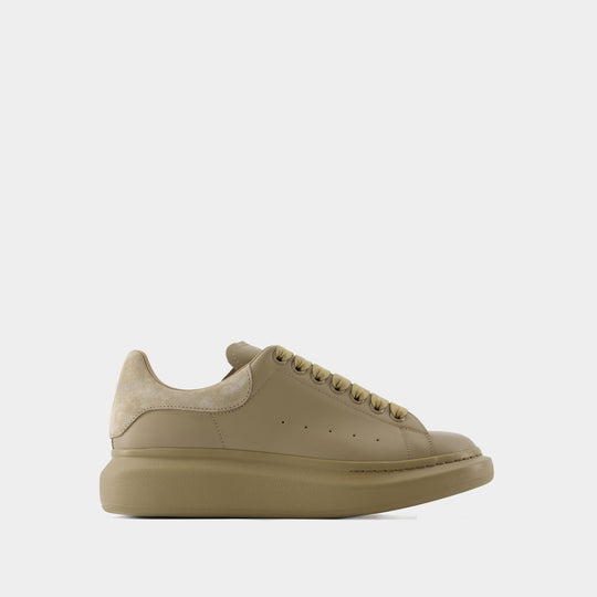 Sneakers Oversized - Alexander McQueen - Cuir - Marron