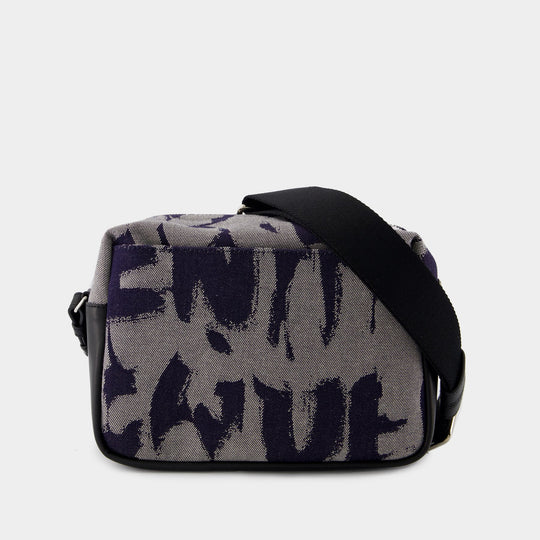 Sac À Bandoulière Camera - Alexander McQueen - Denim - Bleu