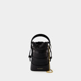 Sac À Bandoulière The Rise Mini - Alexander McQueen - Cuir - Noir