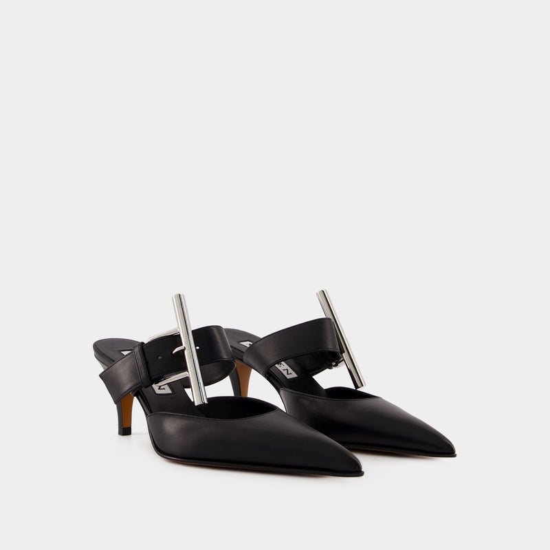 Escarpins Francisco - Alexander McQueen - Cuir - Noir