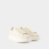 Sneakers Oversized - Alexander McQueen - Cuir - Blanc