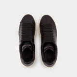 Sneakers Oversized - Alexander McQueen - Cuir - Noir