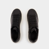 Sneakers Oversized - Alexander McQueen - Cuir - Noir