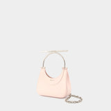 Sac À Main Mini Cross Bar - Alexander McQueen - Cuir - Rose