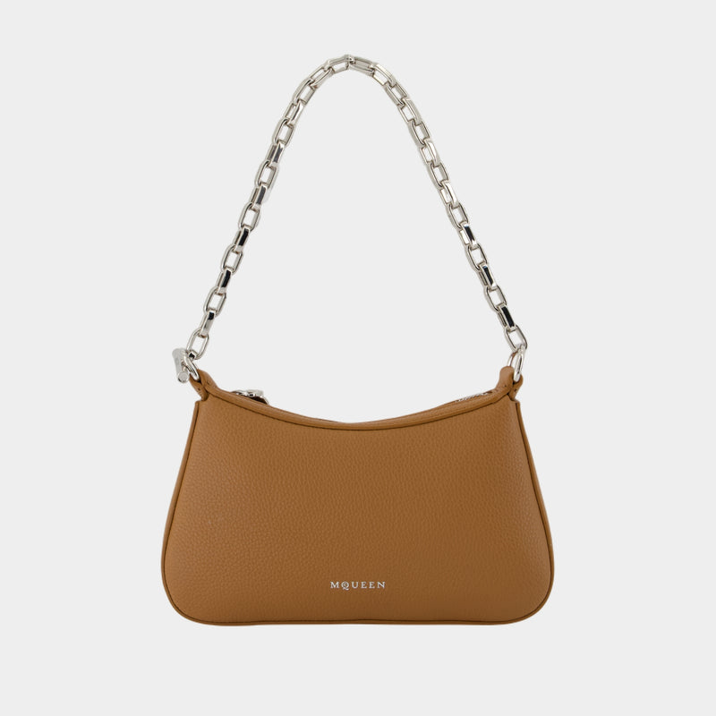Sac À Main T Bar Mini - Alexander McQueen - Cuir - Marron