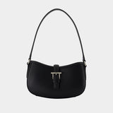 Sac Mini Porté Épaule T Bar - Alexander McQueen - Cuir - Noir