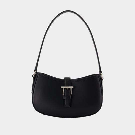 Sac Mini Porté Épaule T Bar - Alexander McQueen - Cuir - Noir