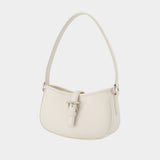 Sac Mini Porté Épaule T Bar - Alexander McQueen - Cuir - Ivoire