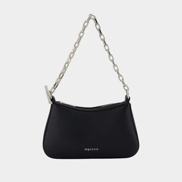 Sac À Main T Bar Mini - Alexander McQueen - Cuir - Noir