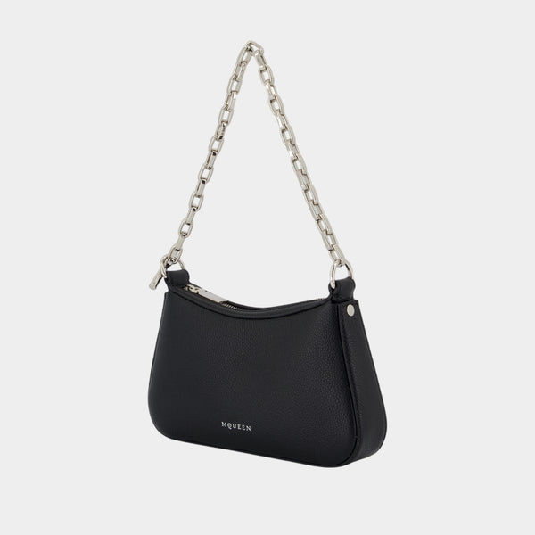 Sac À Main T Bar Mini - Alexander McQueen - Cuir - Noir