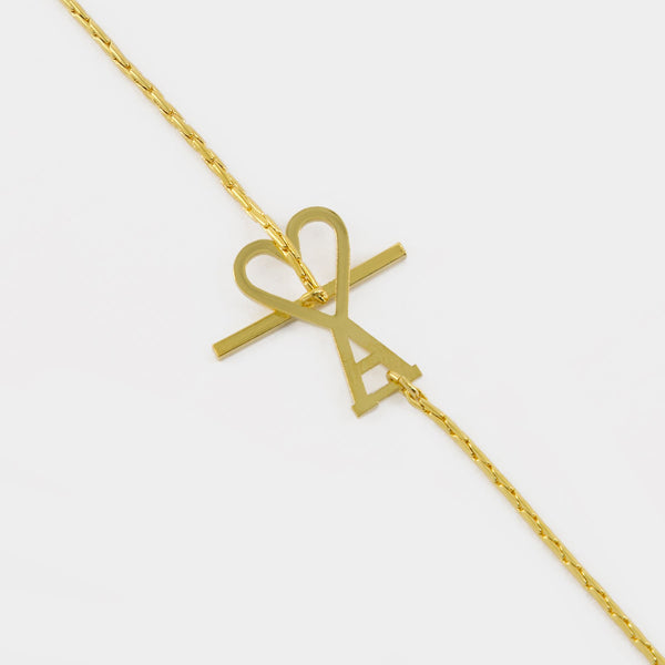 Collier Adc 2 In 1 - AMI Paris - Métal - Doré