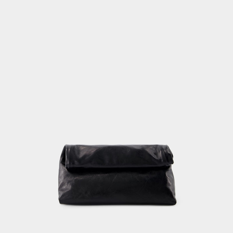 Cabas Grocery Bag - AMI Paris - Cuir - Noir
