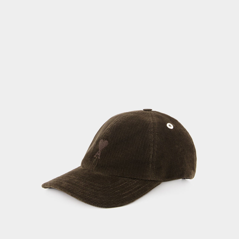 Casquette Tonal Adc - AMI Paris - Coton - Marron