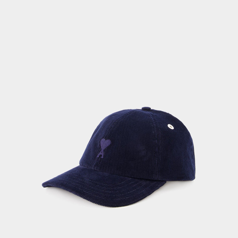 Casquette Tonal Adc - AMI Paris - Coton - Bleu