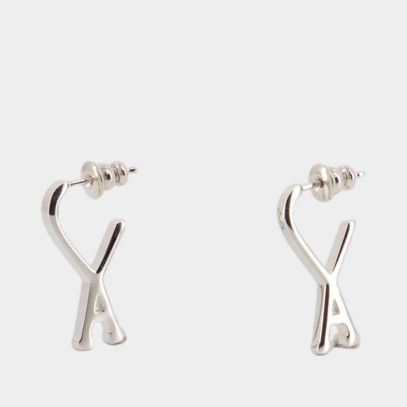 Boucles D'oreilles Adc - AMI Paris - Métal - Argenté