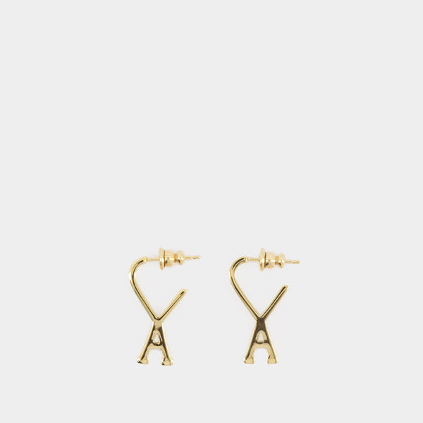Boucles D'oreilles Adc - AMI Paris - Métal - Doré