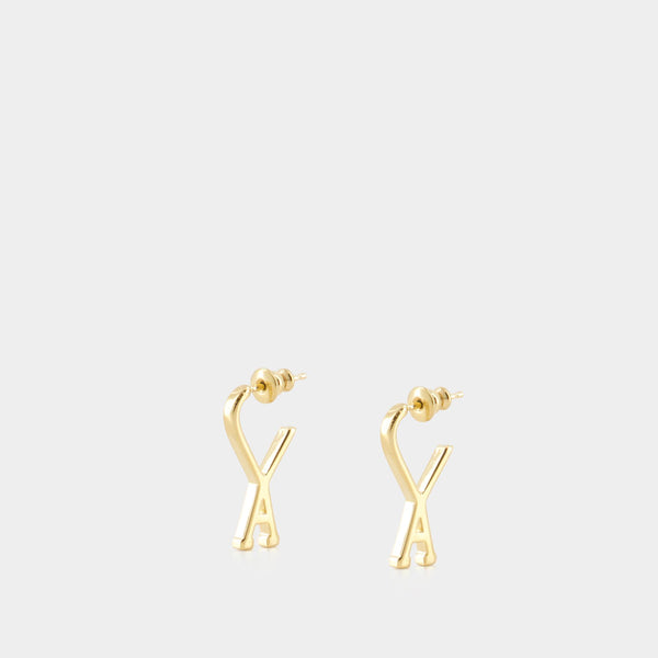 Boucles D'oreilles Adc - AMI Paris - Métal - Doré