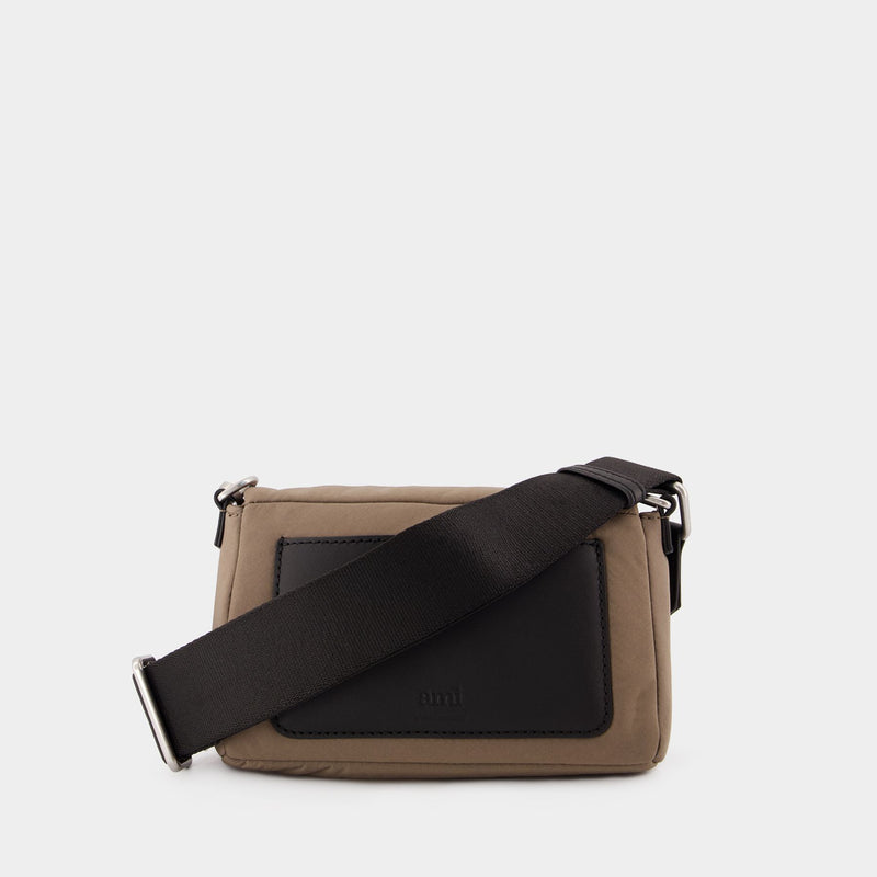 Sac À Bandoulière Lunch Box - AMI Paris - Synthétique - Beige