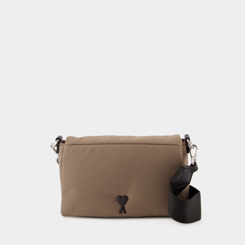 Sac À Bandoulière Lunch Box - AMI Paris - Synthétique - Beige