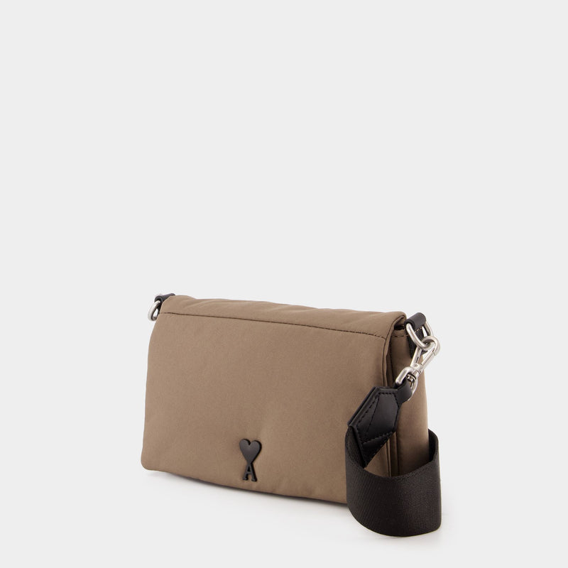 Sac À Bandoulière Lunch Box - AMI Paris - Synthétique - Beige