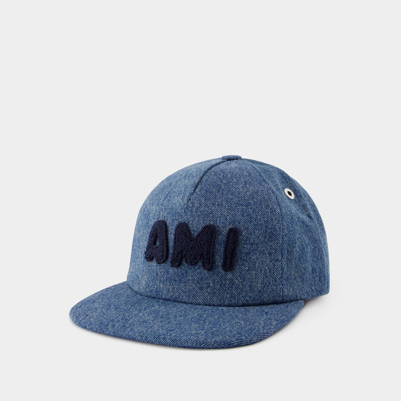 Casquette Ami Paris Trucker - AMI Paris - Coton - Bleu