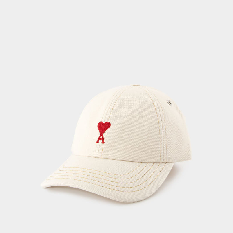 Casquette Red Adc - AMI Paris - Coton - Blanc