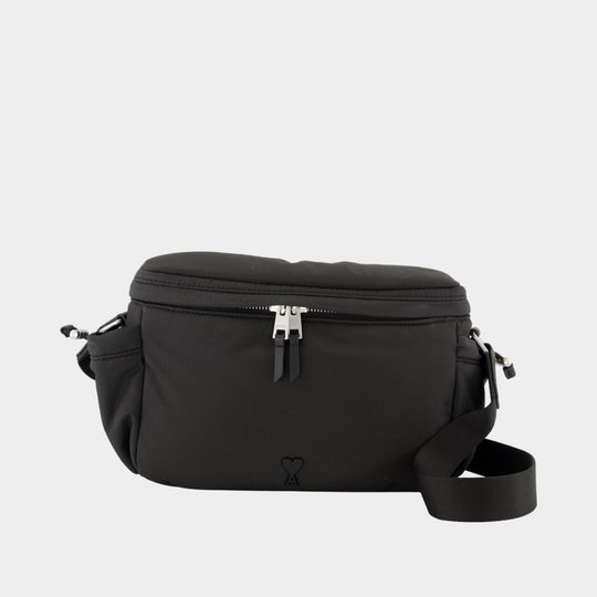 Sac À Bandoulière Adc Messenger - AMI Paris - Synthétique - Noir