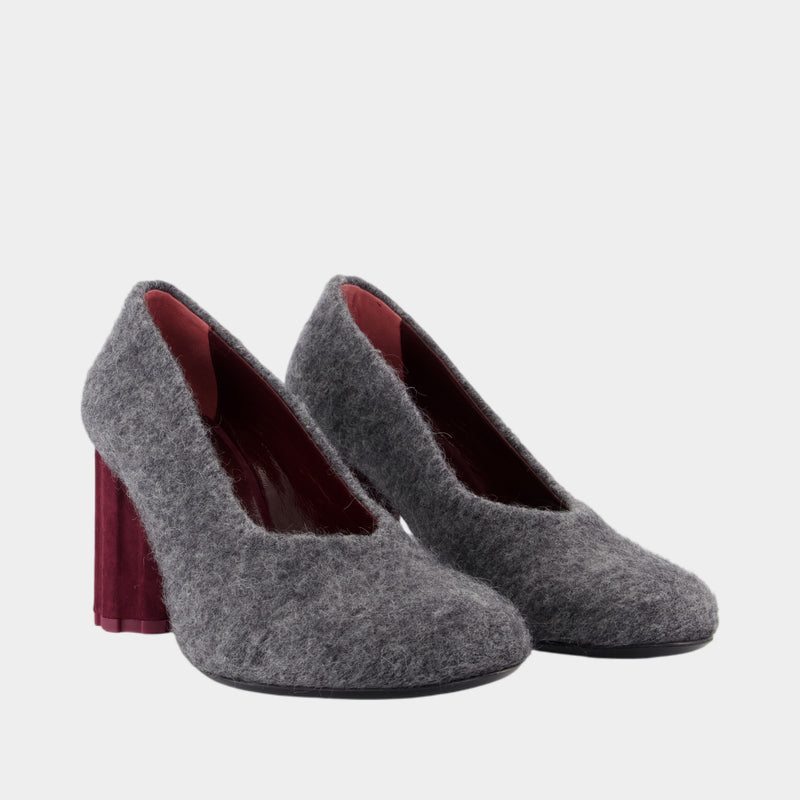 Escarpins Sv809 - AMI Paris - Laine - Gris