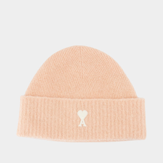Bonnet Adc - AMI Paris - Laine - Beige