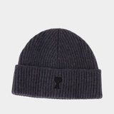 Bonnet Adc - AMI Paris - Laine - Gris