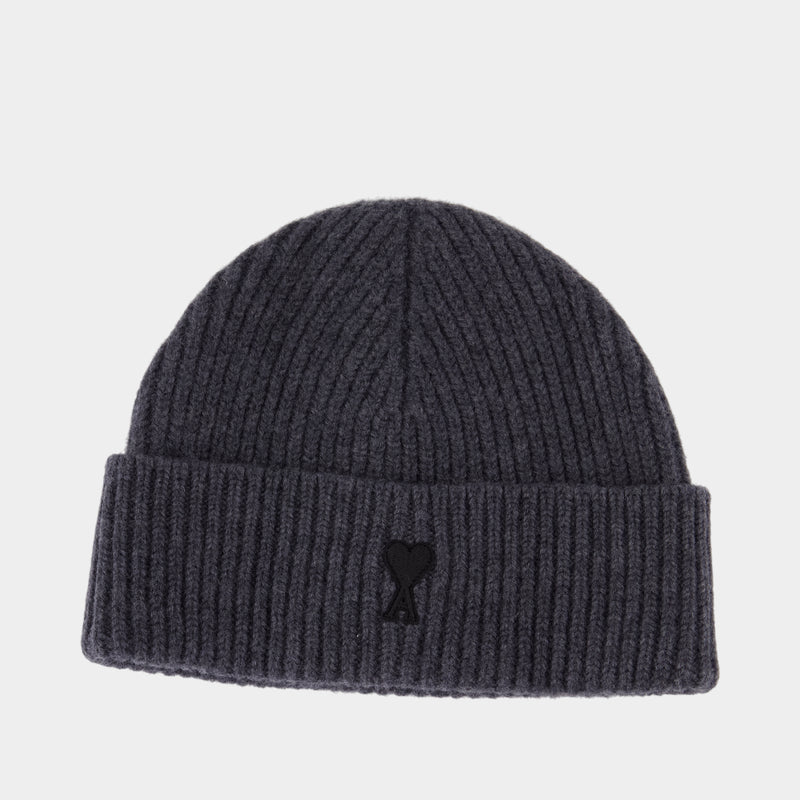 Bonnet Adc - AMI Paris - Laine - Gris