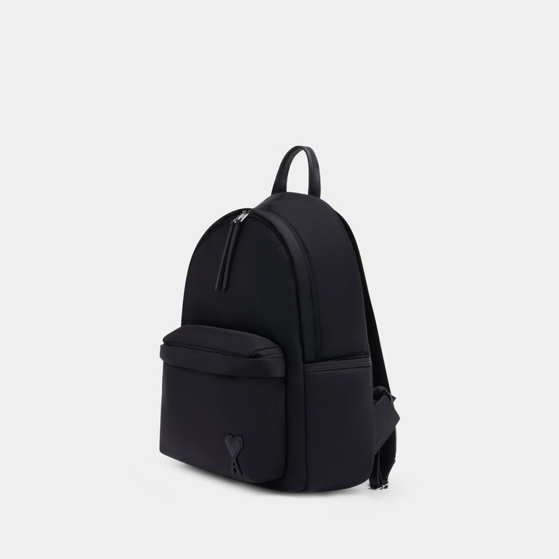 Sac À Dos Marcel - AMI Paris - Nylon - Noir