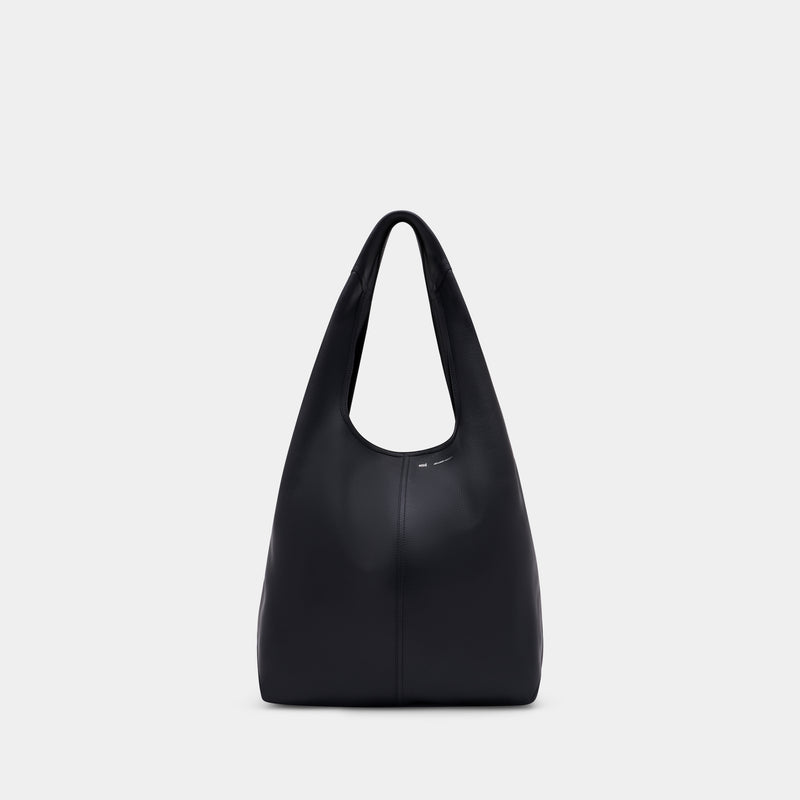 Cabas Etienne - AMI Paris - Cuir - Noir