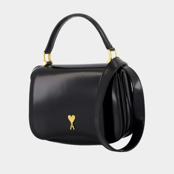 Sac À Main Paris Paris - AMI Paris - Cuir - Noir