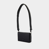 Sac À Bandoulière Adc - AMI Paris - Cuir - Noir