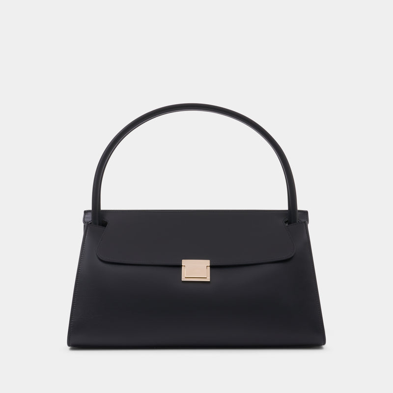 Sac Porté Épaule Mimi - AMI Paris - Cuir - Noir
