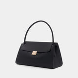 Sac Porté Épaule Mimi - AMI Paris - Cuir - Noir