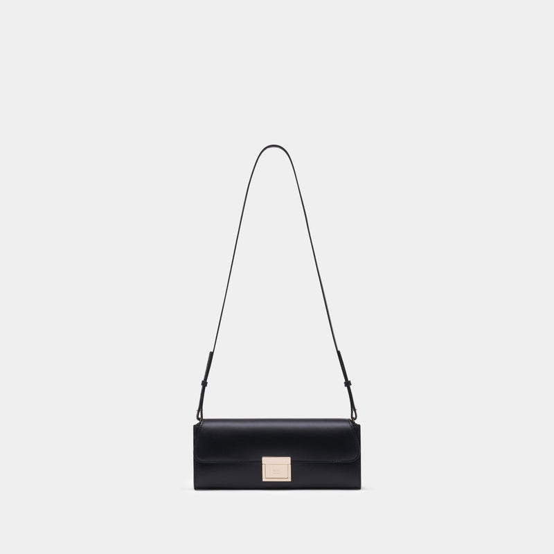 Sac À Bandoulière Mimi - AMI Paris - Cuir - Noir