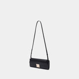 Sac À Bandoulière Mimi - AMI Paris - Cuir - Noir