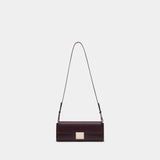 Sac À Bandoulière Mimi - AMI Paris - Cuir - Bordeaux
