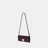 Sac À Bandoulière Mimi - AMI Paris - Cuir - Bordeaux
