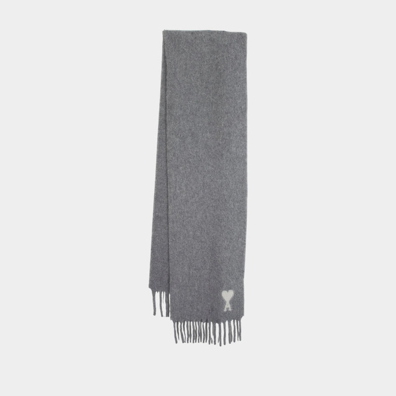 Écharpe Cloud - AMI Paris - Laine - Gris