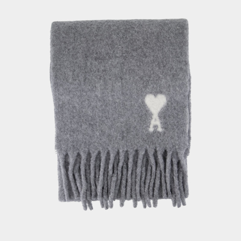 Écharpe Cloud - AMI Paris - Laine - Gris