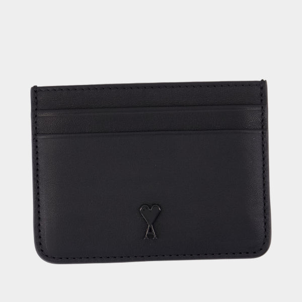 Porte-Carte - AMI Paris - Cuir - Noir