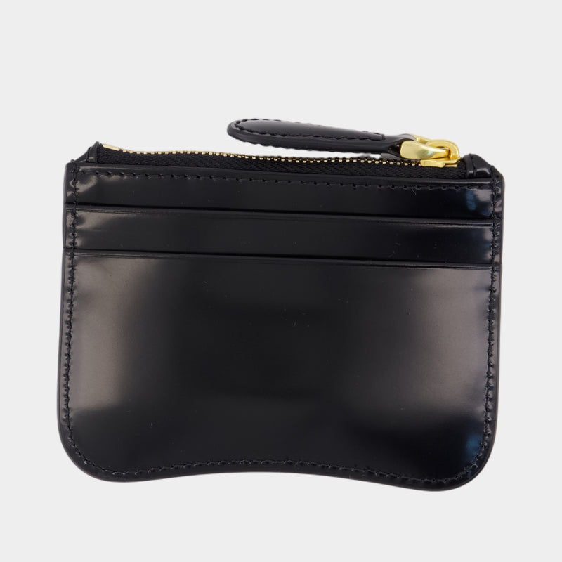 Porte-Carte Paris Zip - AMI Paris - Cuir - Noir