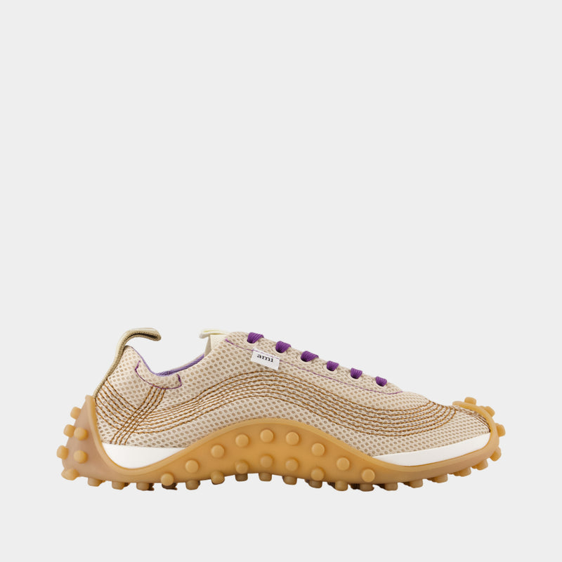 Sneakers Sn505 - AMI Paris - Synthétique - Beige