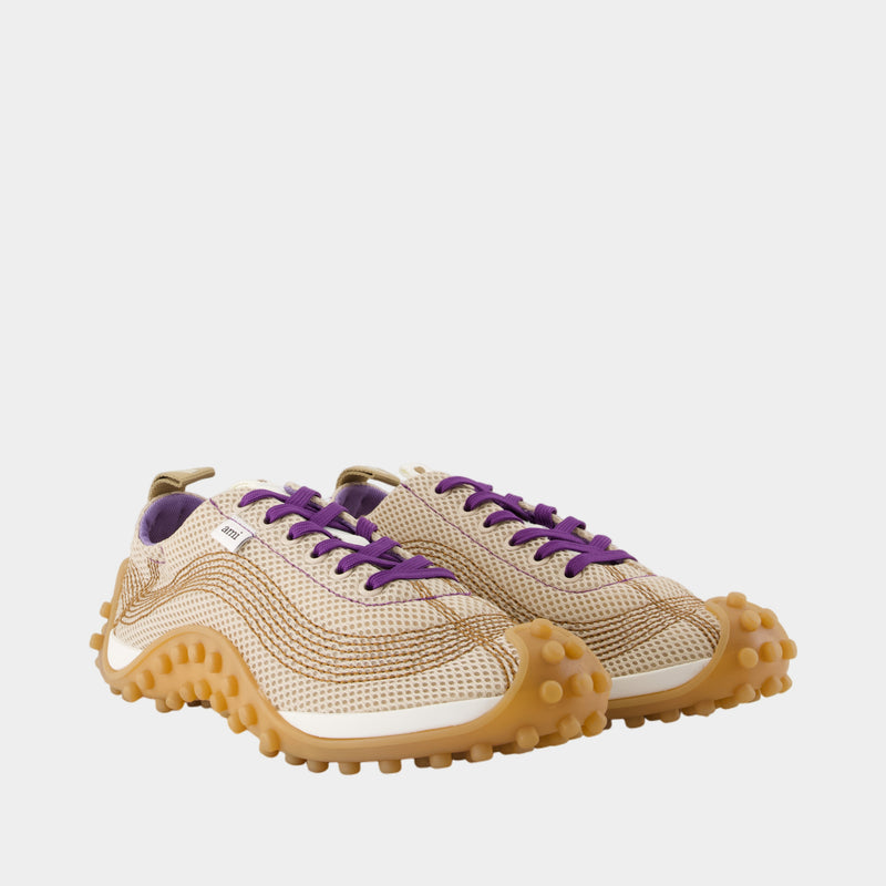 Sneakers Sn505 - AMI Paris - Synthétique - Beige